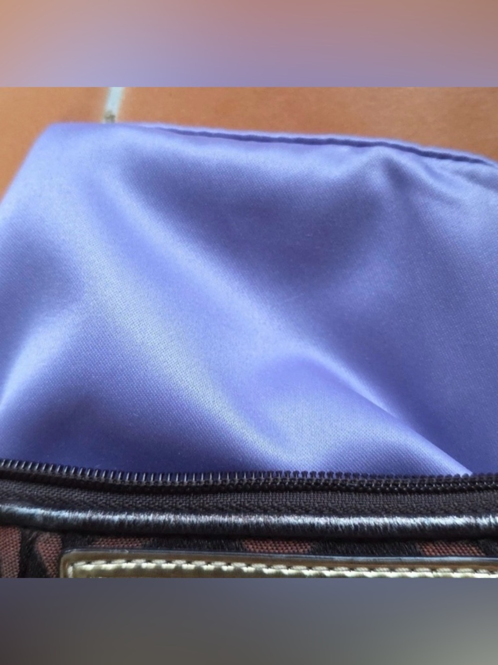 Coach Brown Poppy Signature
Wristlet with Gold Plaque w/ Original Hang Tag GUC - Picture 10 of 14